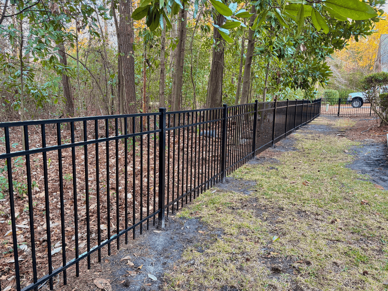Aluminum Fences installation in Wilmington NC