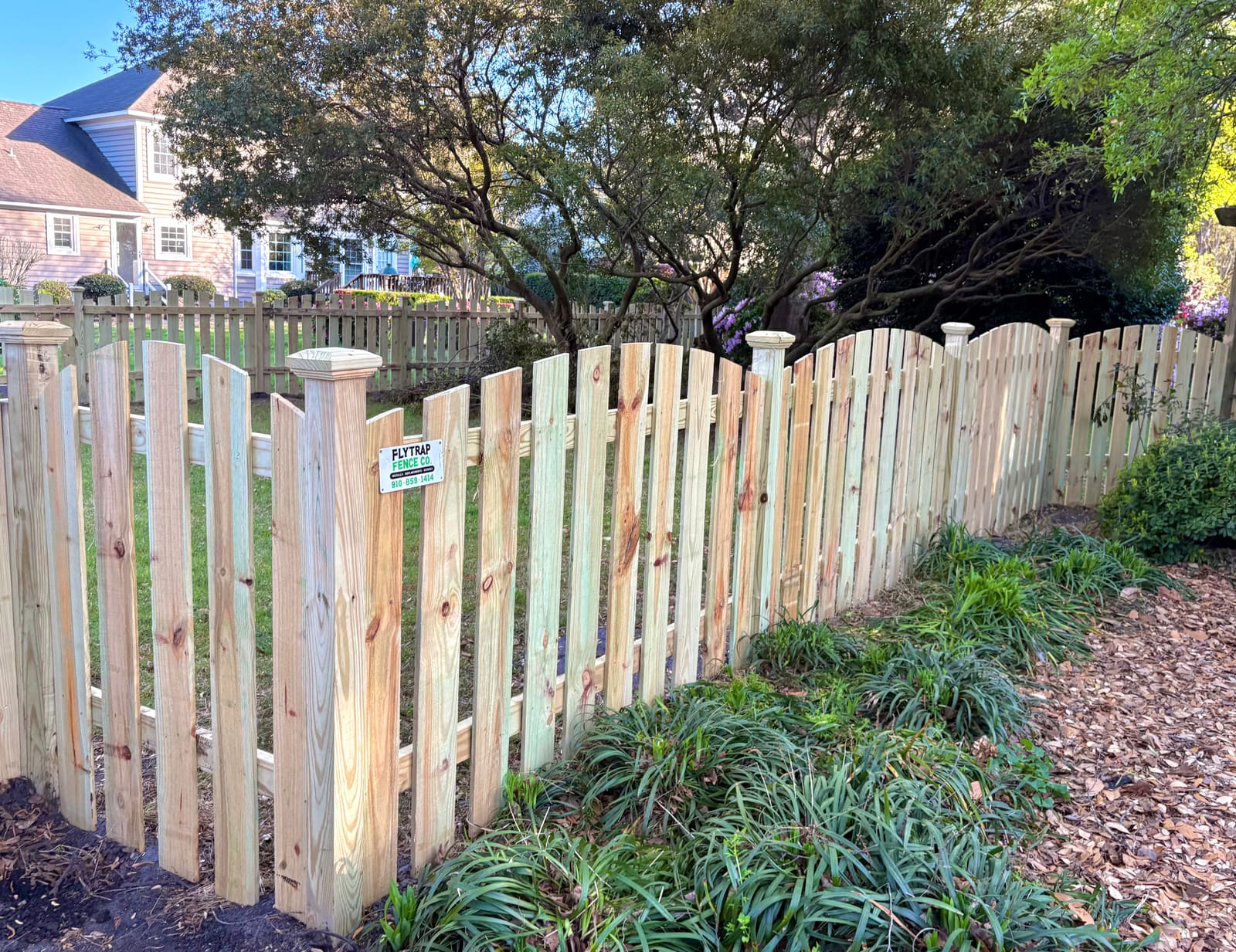 Fence installation by Flytrap Fence Company in Wilmington, NC