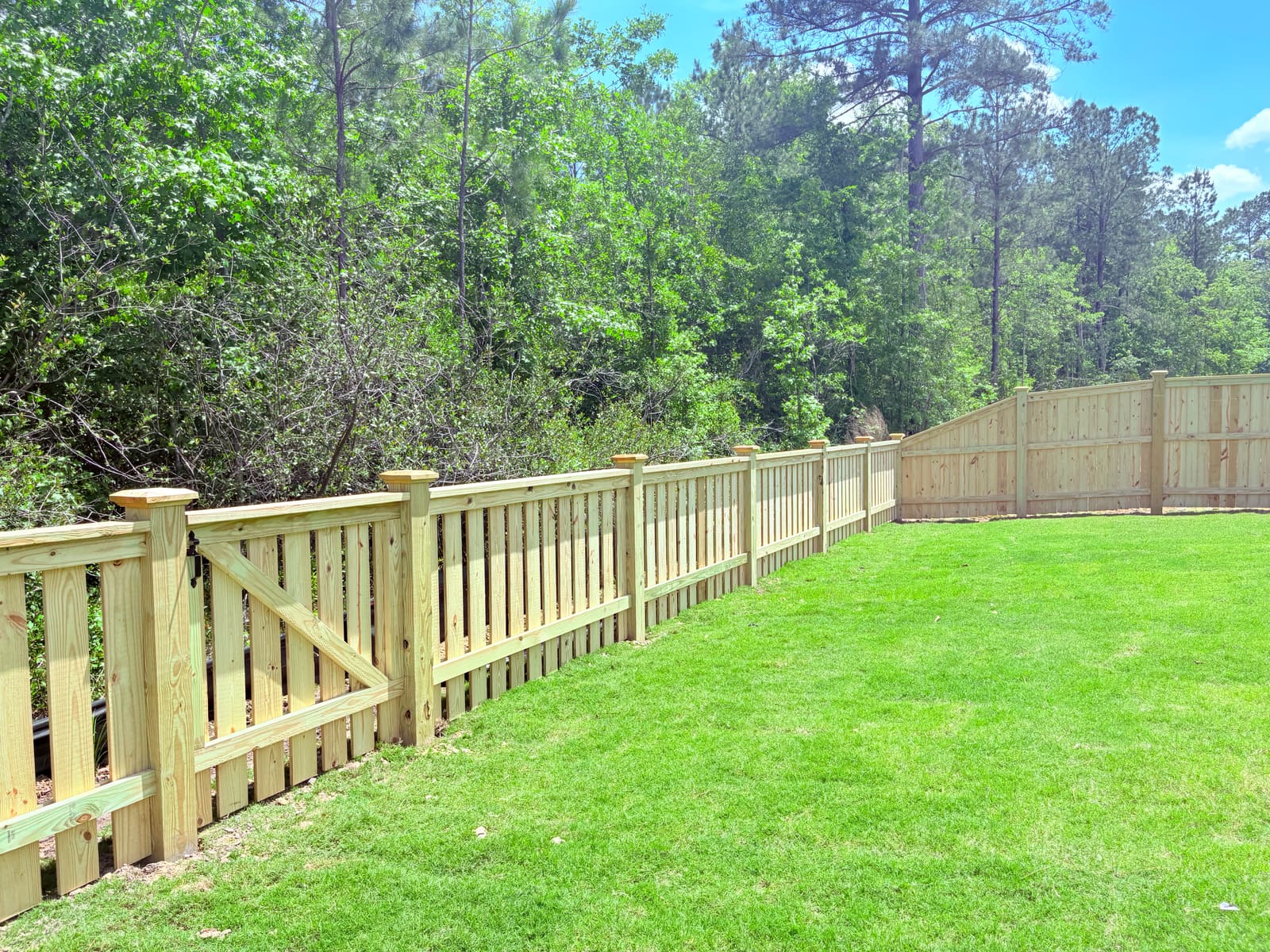 Fence installation by Flytrap Fence Company in Carolina Beach, NC